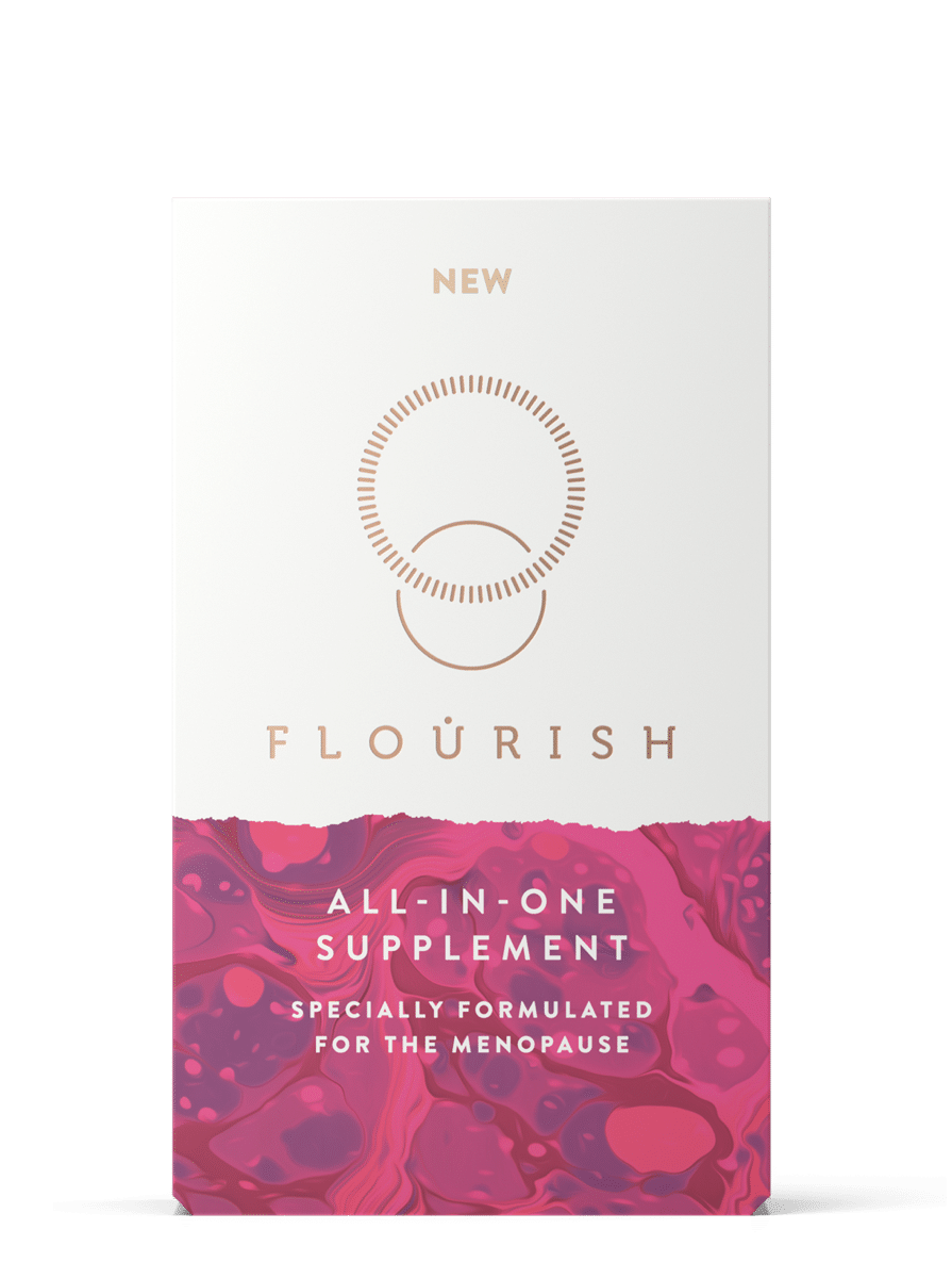 All-In-One Supplement to support management of a range of symptoms associate with menopause such as night sweats, anxiety and fatigue.